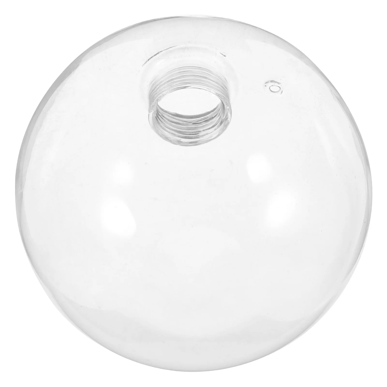 

100mm Diameter Glass Lamp Shade for Pendant Ceiling Light Replacement Clear Globe Cover Easy Install Decorative Fixture