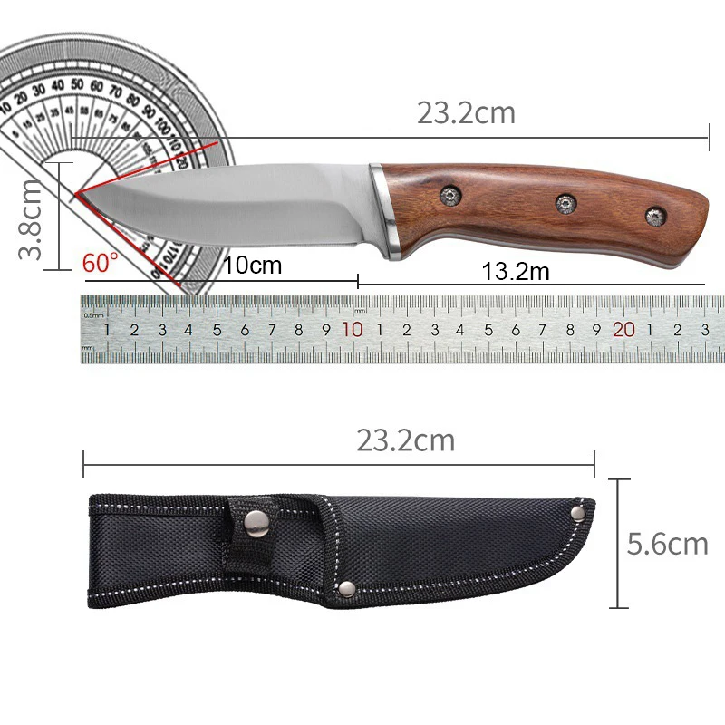Handmade Forged Kitchen Knife Boning BUtcher Knife Stainless Steel Meat Cleaver Chef Knives for CookingTools Fruit Knife 1pcs - view 6