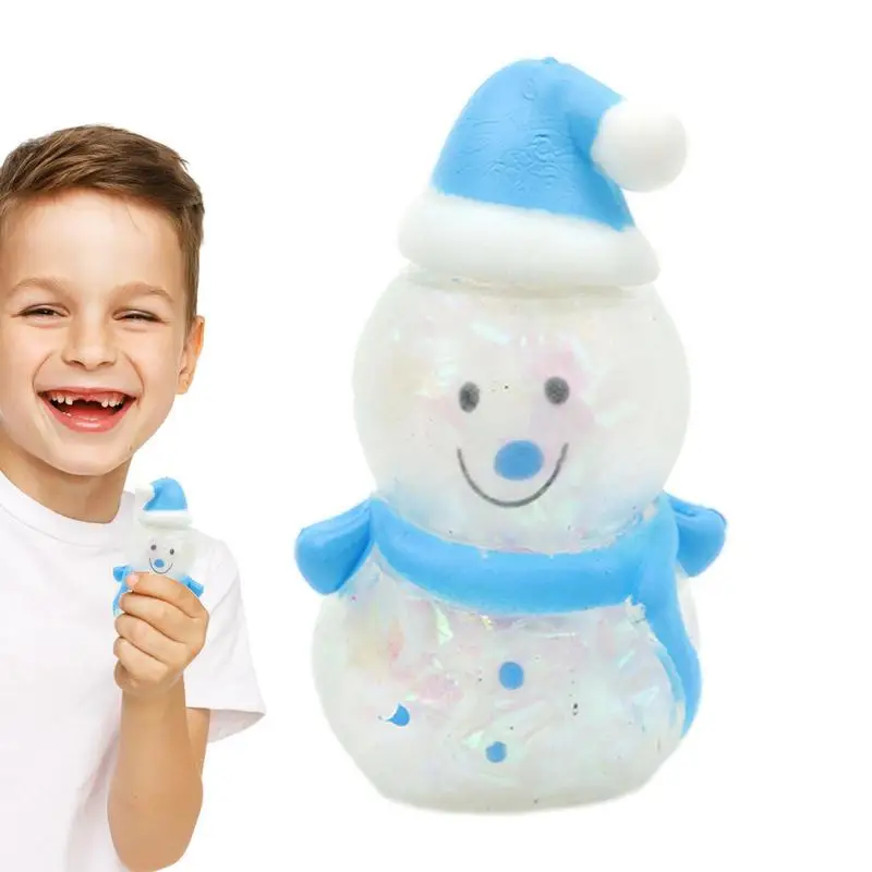 

Snowman Stretchy Toys Christmas Toys Anti Stress Santa Claus Snowman Elk Decompressions Pinch Toy Singular Squeeze Sensory Toys