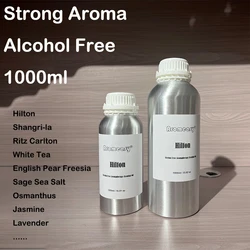 Hotel Series 500ml/1000ml Alcohol Free Aromatherapy Essential Oil Aroma Diffuser Electric  Atomizer Humidifier Replacement Oil