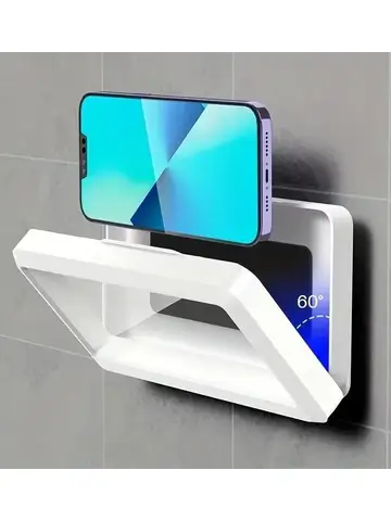 Fixed Universal Waterproof and Anti-fog Mobile Phone Case For Bathhouses Draining Phone Holder Waterproof Touched Shower Phone