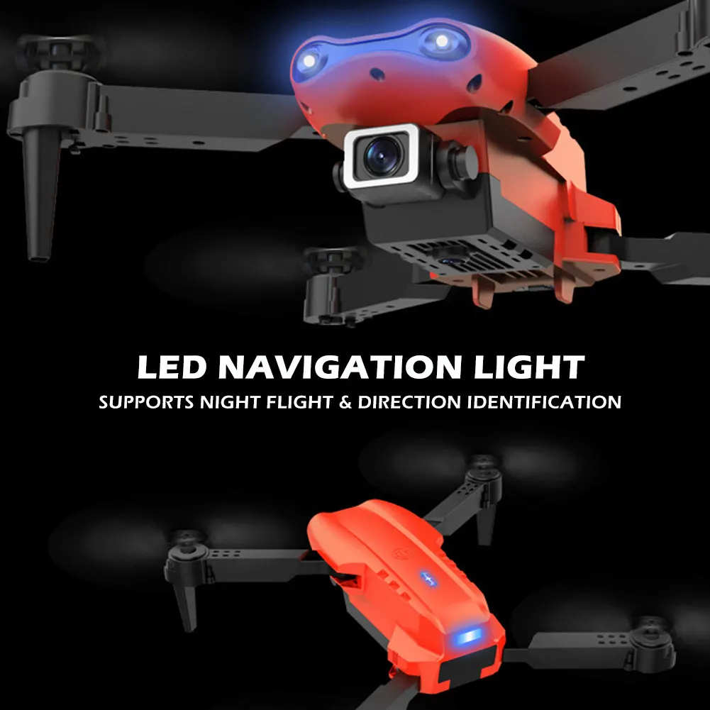 E99 Pro المهنية واي فاي طائرة بدون طيار FPV زاوية واسعة HD 4K كاميرا الارتفاع عقد طوي أجهزة الاستقبال عن بعد لعبة أطفال هدية