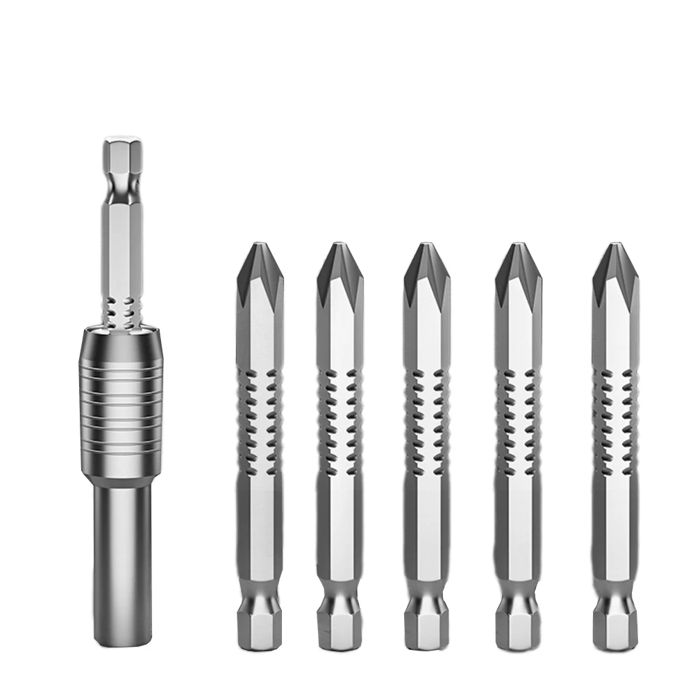 

Telescopic 3-in-1 Magnetic Socket Connecting Rod 65mm Hexagonal Shank Cross Screwdriver Bit Set Hand Tool