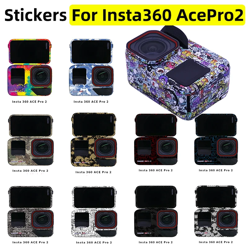 สําหรับ Insta360 AcePro 2 กล้องสติกเกอร์ Anti-Scratch ป้องกันฟิล์ม Body กรอบสติ๊กเกอร์ส่วนบุคคล Refit สกิน GUARD อุปกรณ์เสริม