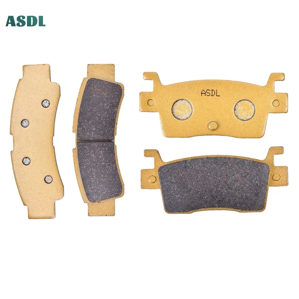 Motorcycle Front and Rear Ceramics Brake Pads Disks for Kawasaki KRX 1000 Teryx 2020 2021 KRX1000 Motorbike Brakes KRF1000