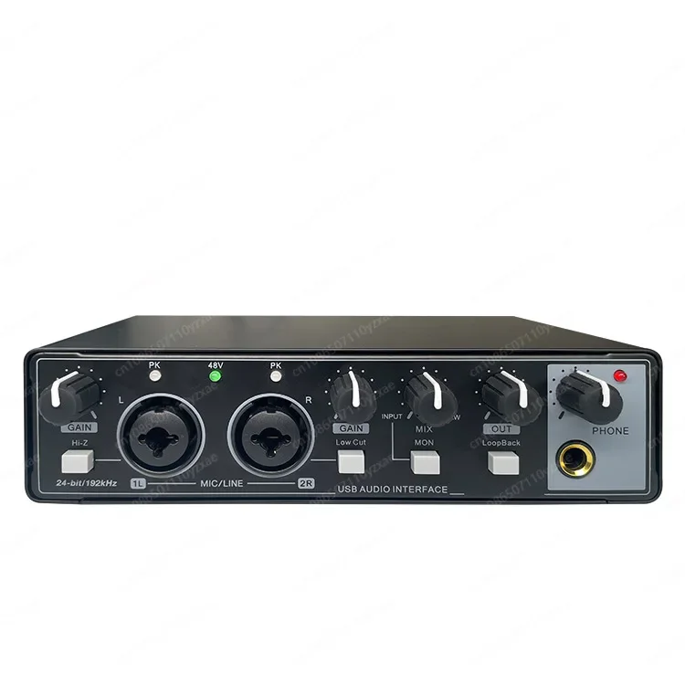 192K High Sample Rate USB Professional Computer Recording Sound Card Karaoke Arranger Mixer External Sound Card