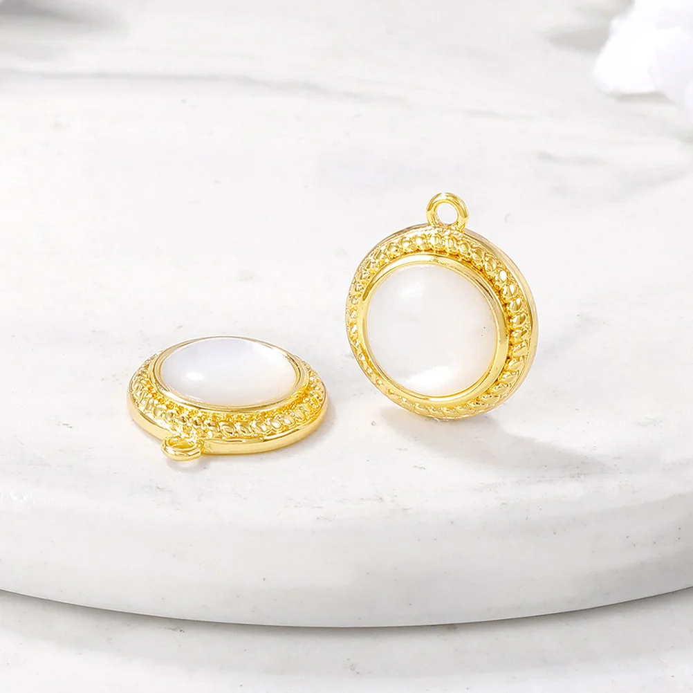 

5Pcs Metal Cat Eye Stone Pendants DIY Jewelry Making Supplies Alloy Charms Lightweight for Necklace Keychain Dreamcatcher Choker