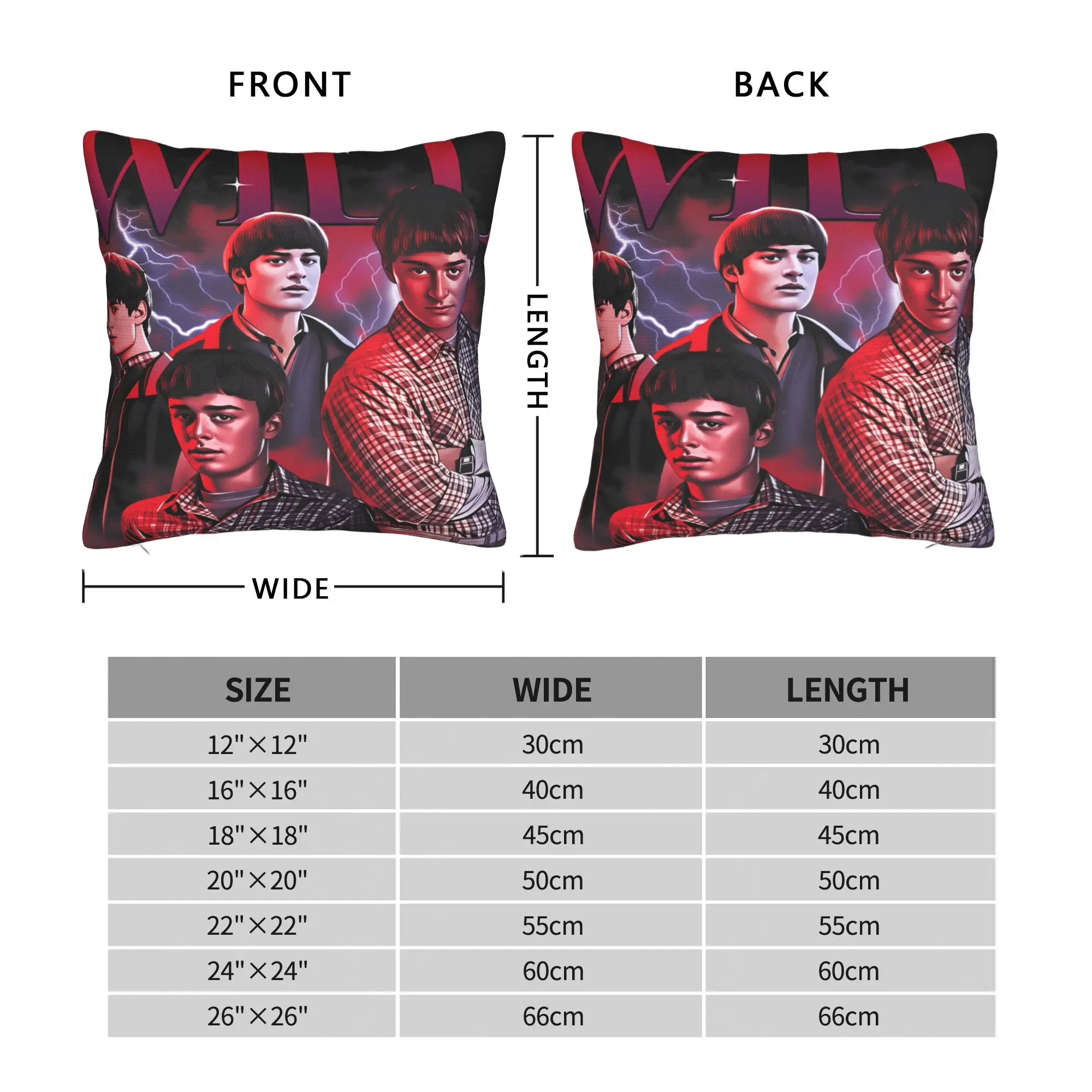 Will Byers  Pillow Case  Custom Pillow Cover Funny Pillowcases For Wedding Party Home Decor