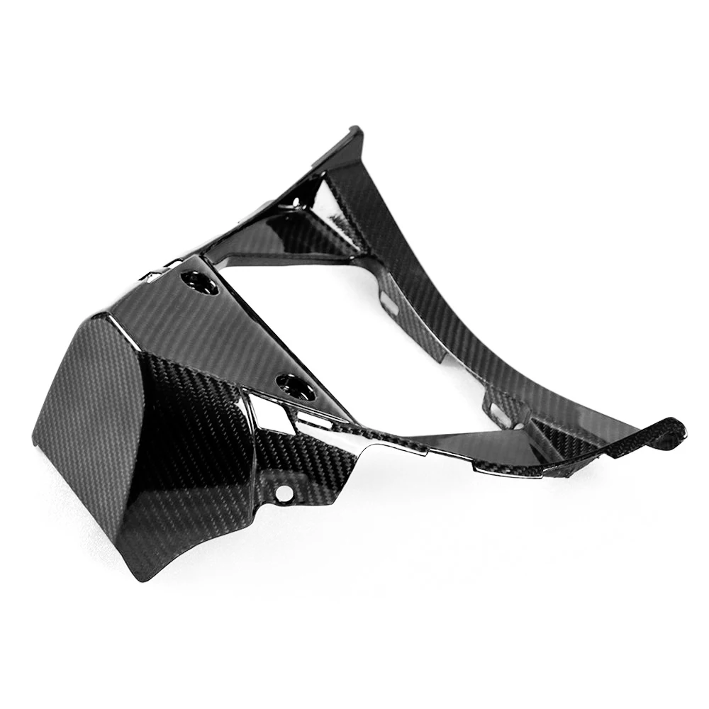3K Carbon Fiber Radiator Shield Lower Belly Front V-Panel Fit Motorcycle 2015-2019 R1