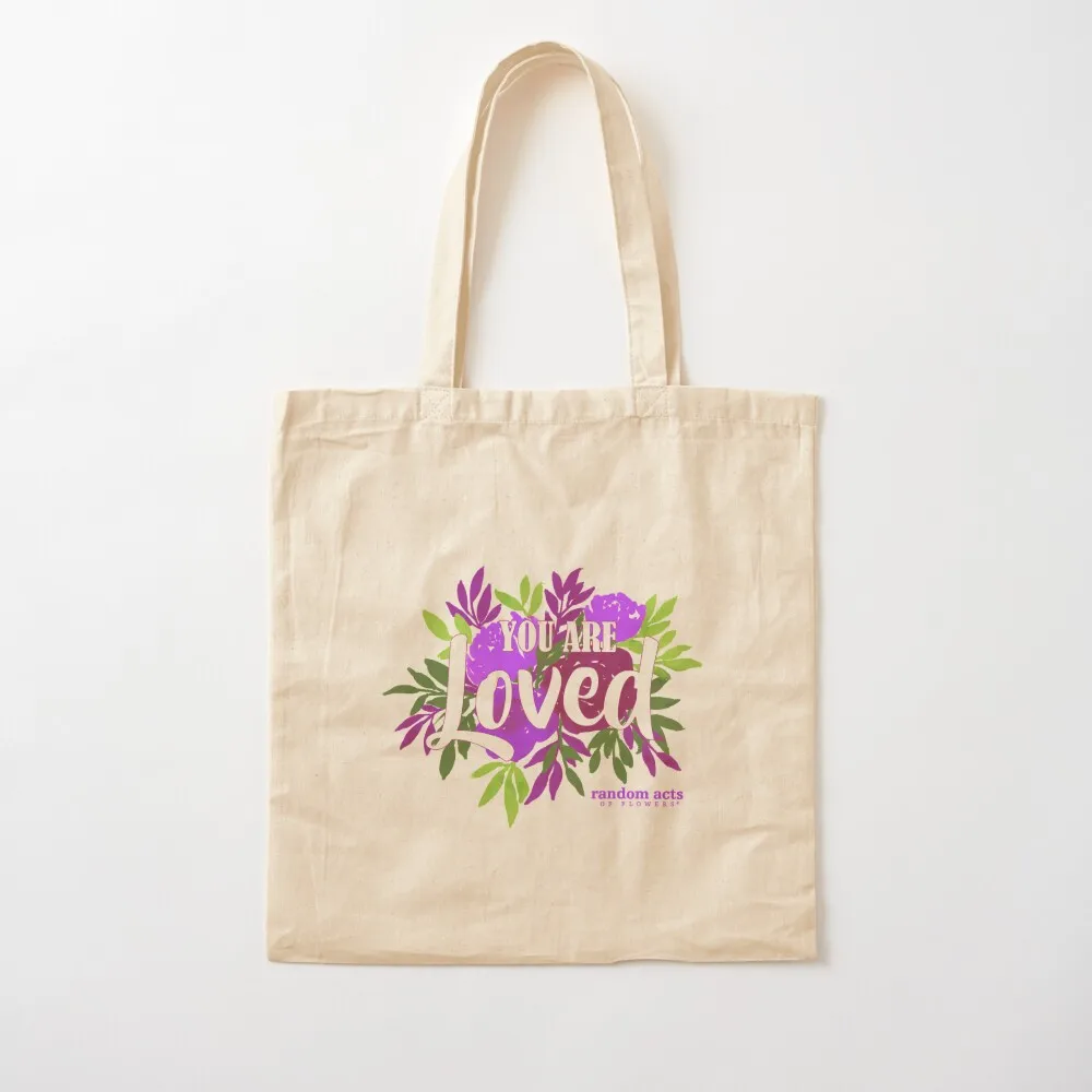 

You are Loved Tote Bag shopping cart bags Women's bags Women's beach bags reusable grocery Canvas Tote Bag