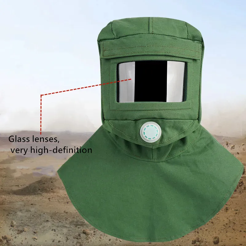 Dust Mask For Sandblasting Beekeeper Hat Full Face Mask Secruity Protection