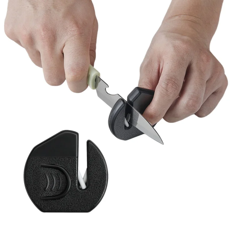 Mini Ceramic Rod Knife Sharpener Portable Camping Pocket Tool for Kitchen Hunting Survival Knives Sharpening Stone Stick
