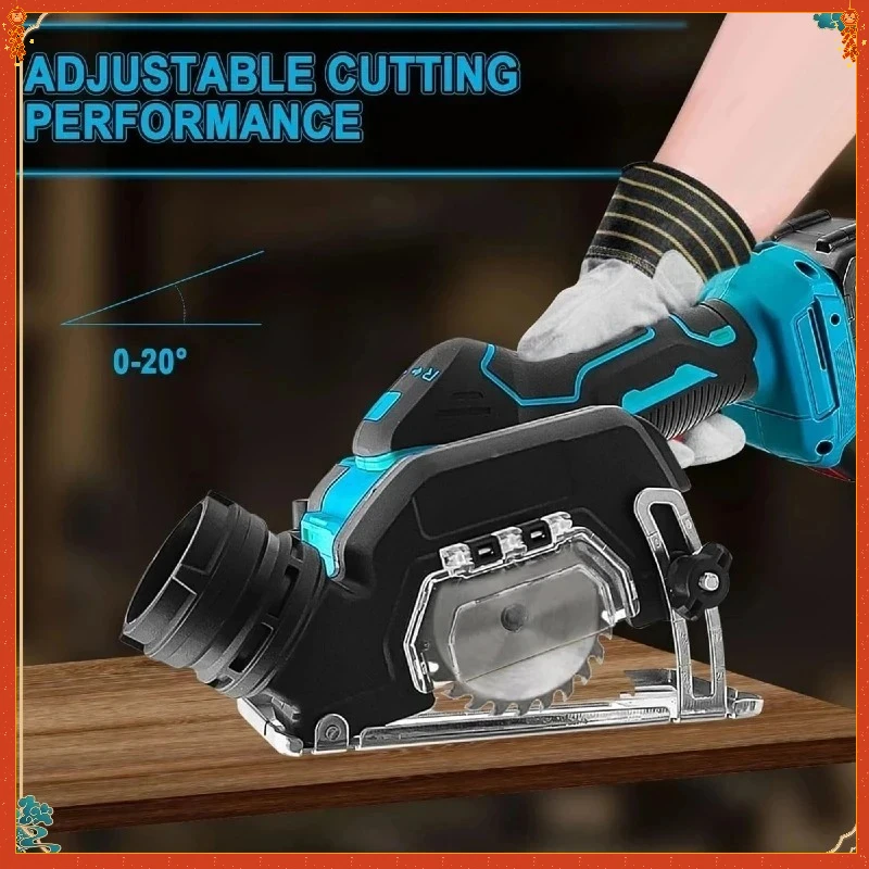 ماكيتا 3 بوصة بدون فرش صغيرة بدون فرش زاوية طاحونة لاسلكية أداة القطع الكهربائية قطع منشار دائري أداة كهربائية