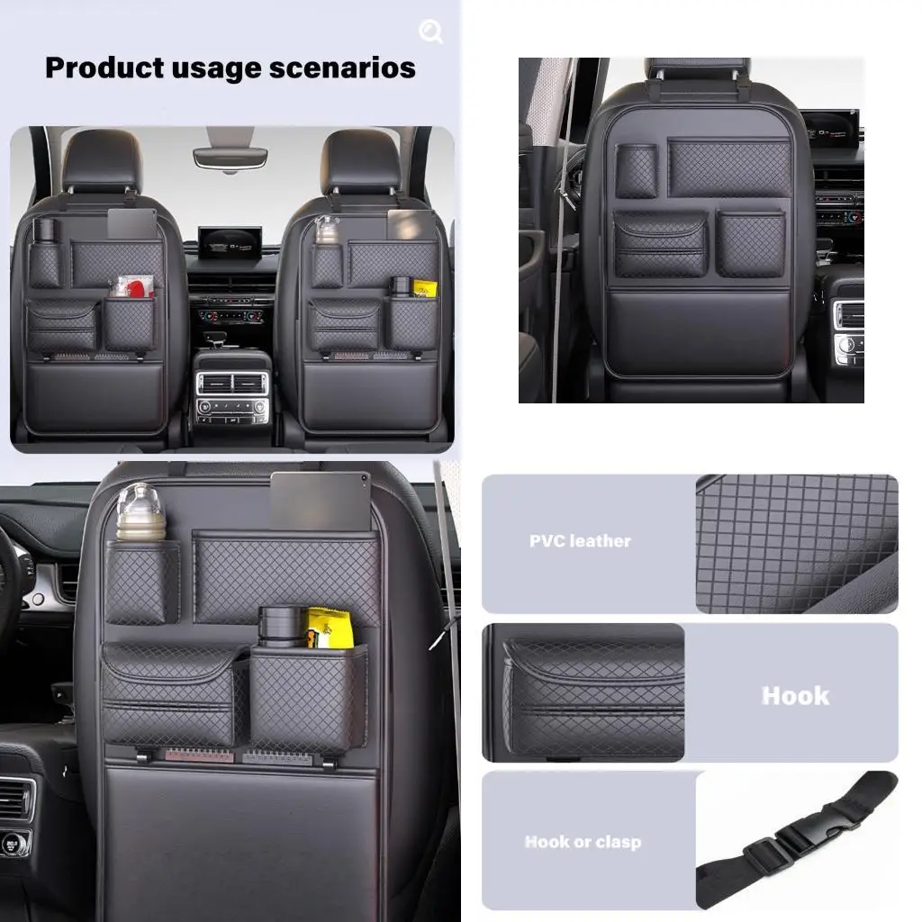 

31BC Back Pocket Kick Mate Mat Sack Back Backseat Herese Pocket для автомобиля