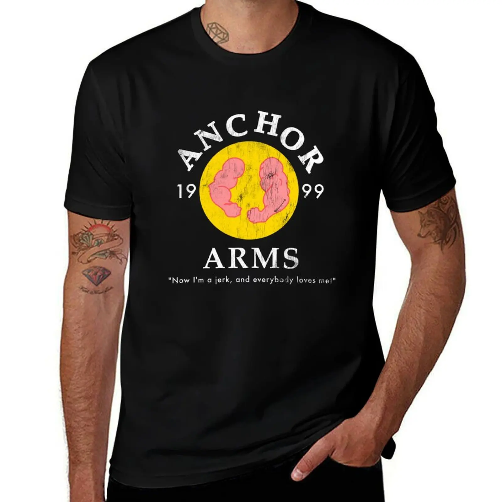 

Anchor Arms T-Shirt men t shirt cotton 100% man t shirts cotton funny t shirts cotton T-Shirt