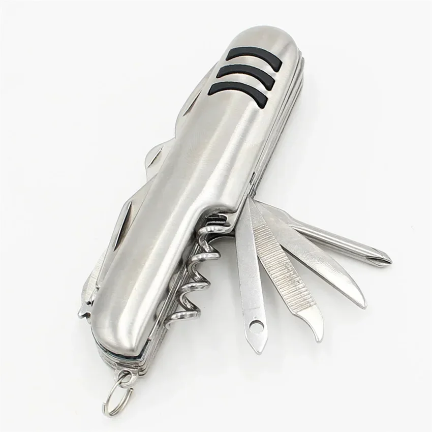 Neue Outdoor Multifunktionale Schweizer Taschenmesser Camping Angeln Mehrzweck Tragbare Tasche Klappmesser Multitool Flaschenöffner