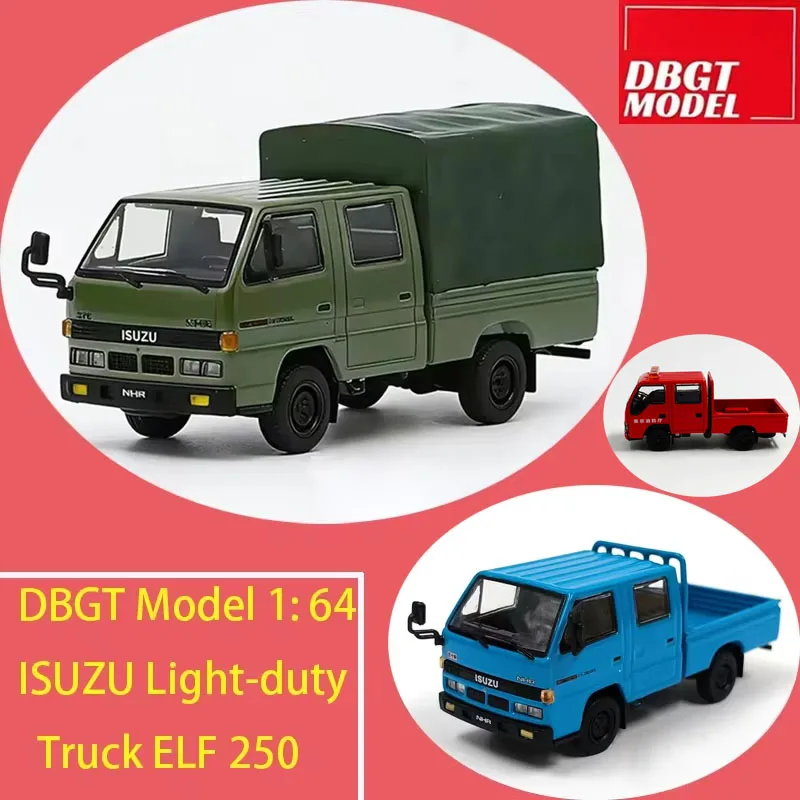 DBGT Modell 1:64 ISUZU Leicht-LKW ELF 250 Legierungsfahrzeugmodell Dekoration Sammlerstück Ausstellungsstück Geschenk