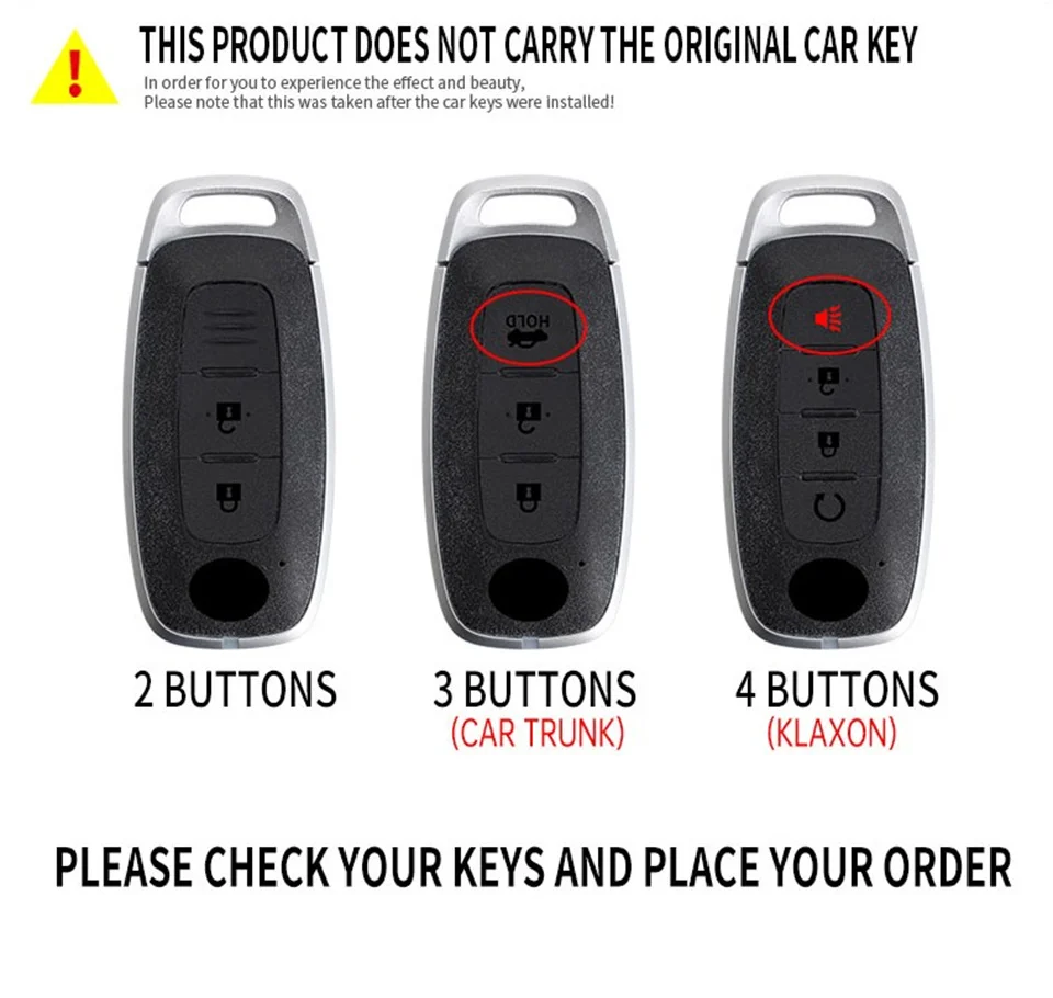 Car key cover case for nissan juke leaf micra k12 note patrol qashqai j11 j10 tiida versa x-trail xtrail x trail t32 Infiniti