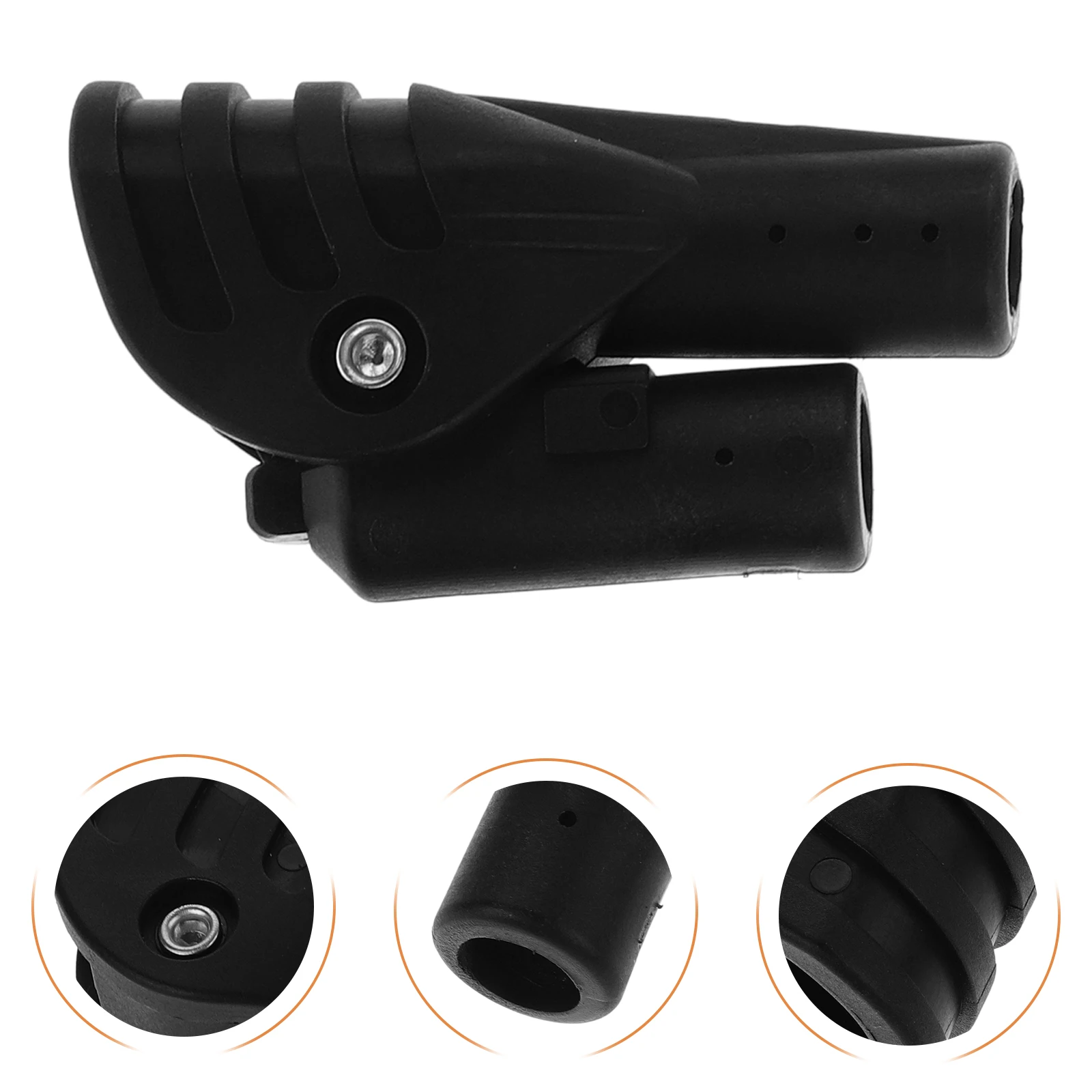 

4 Pcs Tent Support Pole Accessories Coupling Joints Building Connectors Plastic Folding