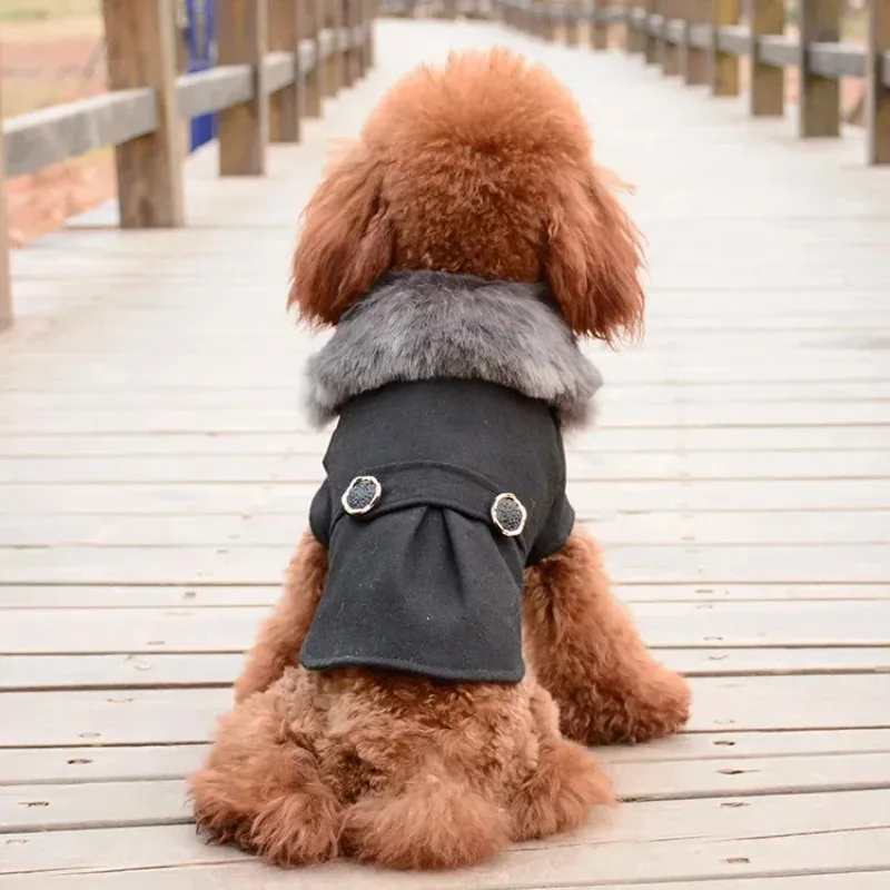 

Dog Clothes Super Warm Small Dogs Clothing Pet Outfits Autumn Winter Cartoon Coat Thicker Chihuahua Boy Designer Dog Clothes