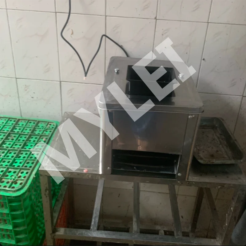 Powerful Electric Meat Slicer Home Use Slicer Machine With Stainless Steel Blade Easy to Clean Ideal Slicing Beef Poultry