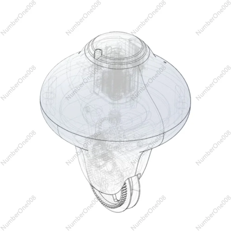 

3D Metal Gyroscope Fingertip Gyroscope Decompression Decompression Toy Rotation Balance Black Technology
