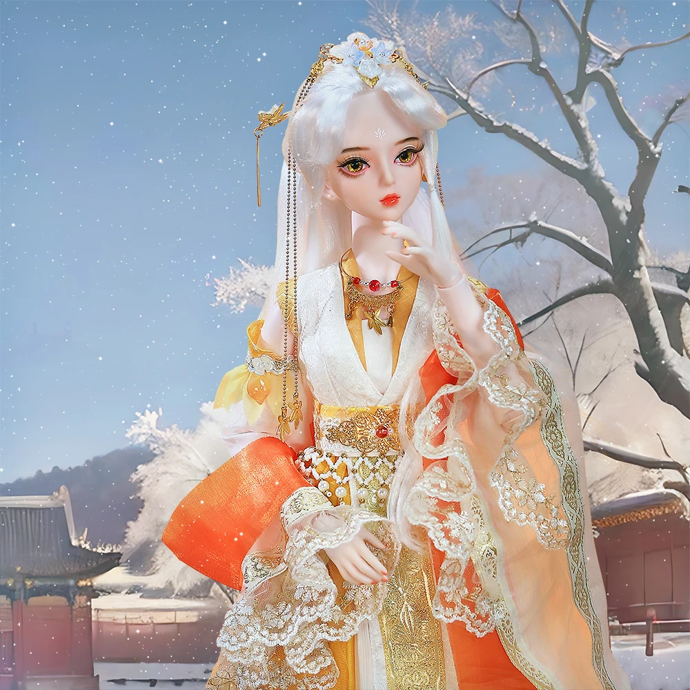 

ICY DBS 1/3 BJD 62cm doll Chinese myth logical figures Cold Dew joint Body Including clothes shoes girl SD