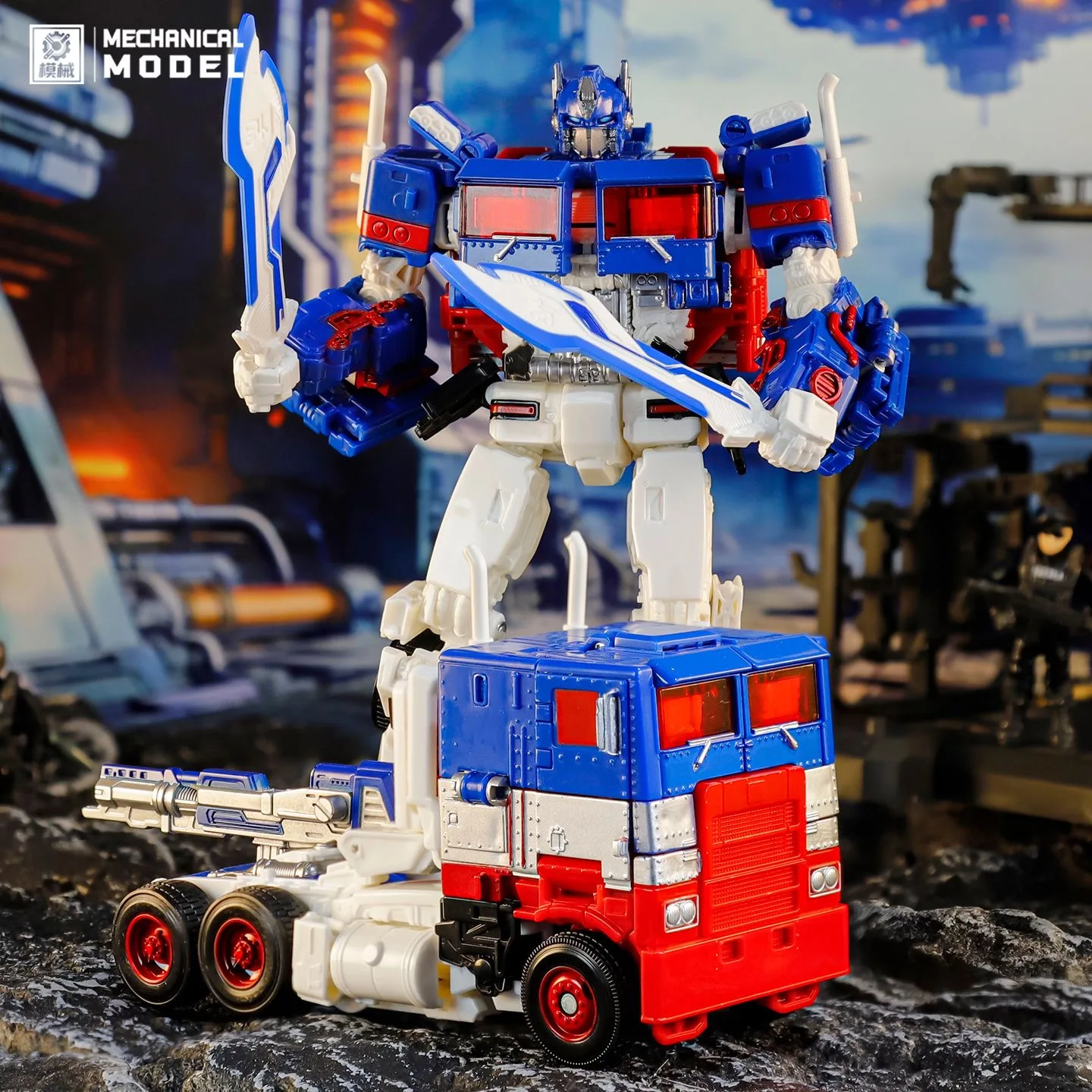 MX001A MX-001A MX001B MX-001B Figura de Ação Transformável Ultra Magnus KO SS38 da Série Voyager Class OP Commander