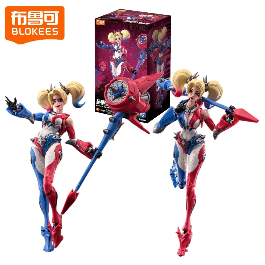 Bloques Blokees DC Heroes Harley Quinn Nightwing Batman Beyond Champion Class, Figura de Bloques, Juguete Coleccionable de Batman, Regalos para Exhibición en Escritorio