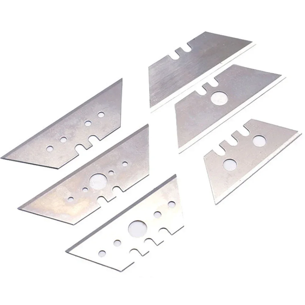 Zestaw 10 sztuk ostrze trapezowe wymienne ostrze Art Craft Cutter Tool wielofunkcyjne narzędzie do cięcia ręcznego w kształcie litery T ostrze ze stali węglowej