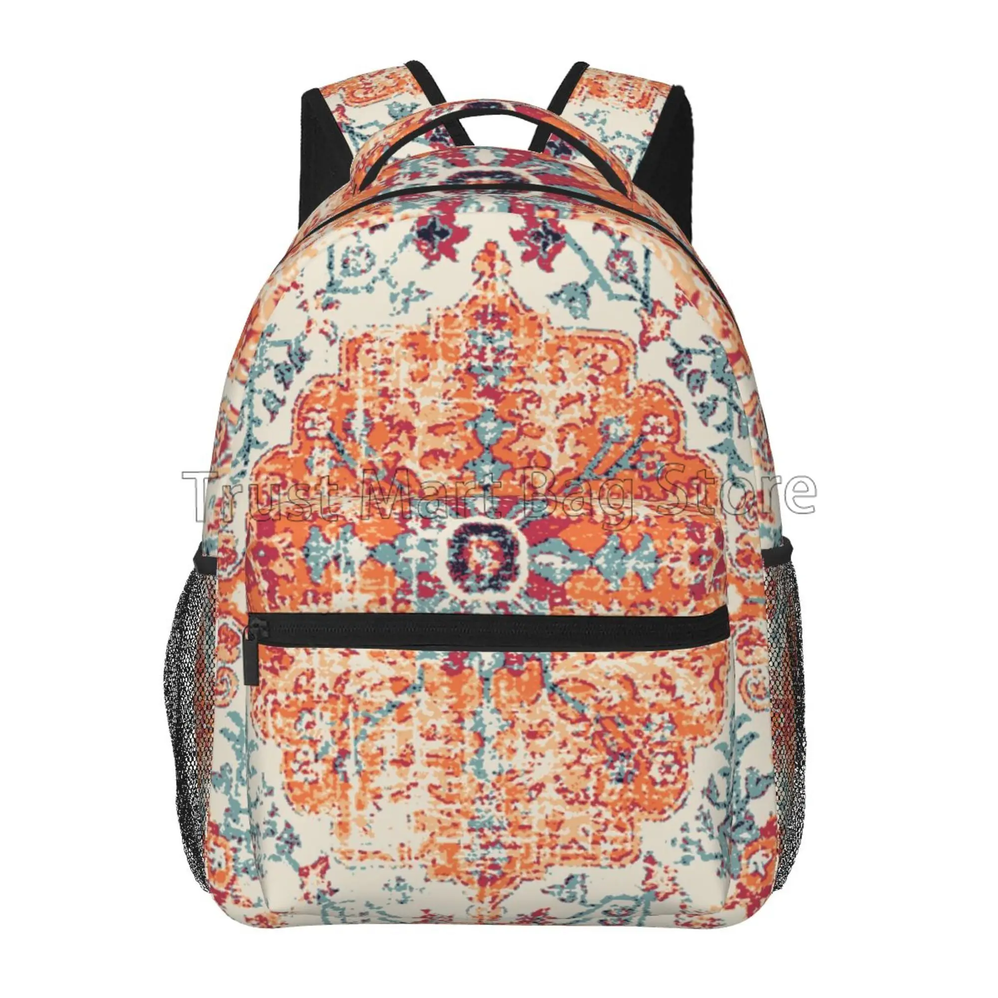 

Aztec Terracotta Boho Travel Backpacks for Women Girls Lightweight Durable Daypack for Hiking Camping Casual Laptop Backpack