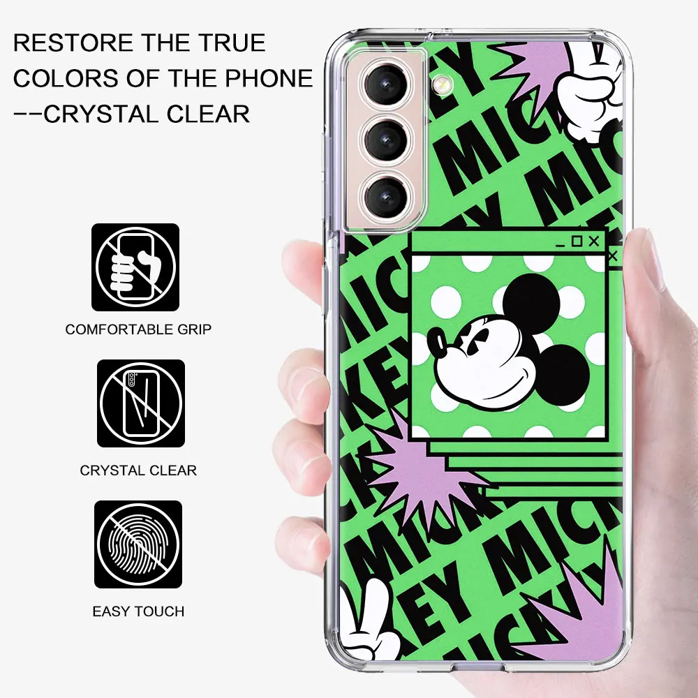 Mickey Mouse Disney Goofy Goof Case for Samsung Galaxy S23 S20 S21 FE S22 S24 Ultra S8 S10 Lite S9 Plus TPU Soft Phone Cover