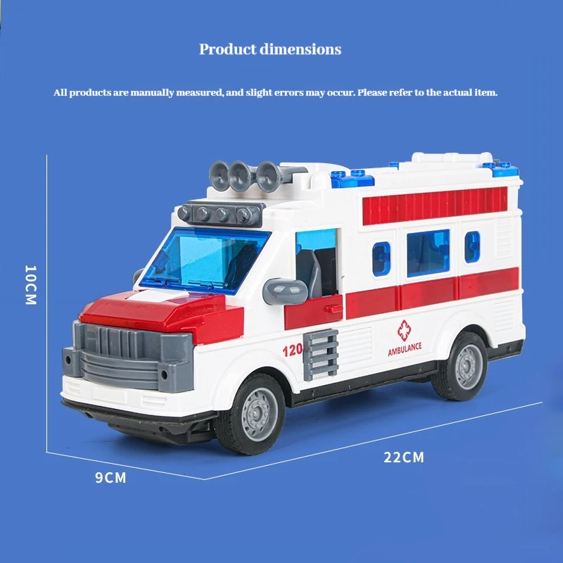 Generic Large Size Remote Control Ambulance Toy Rechargeable With Light Sound Effect Vehicle Playset Birthday Gift For Boys 2026
