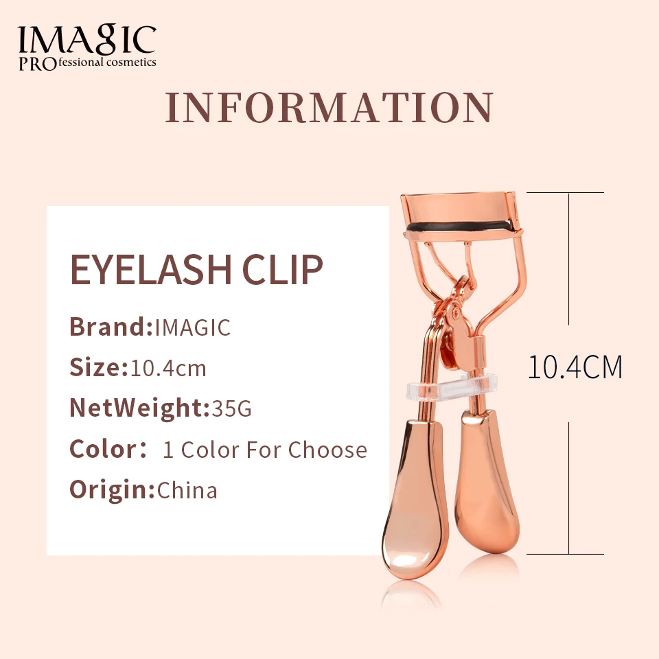 IMAGIC Professional  Durable Curling And Shaping Portable Not Hurting Eyelashes Facial Beauty Eyelash Curler Eye Makeup Tool