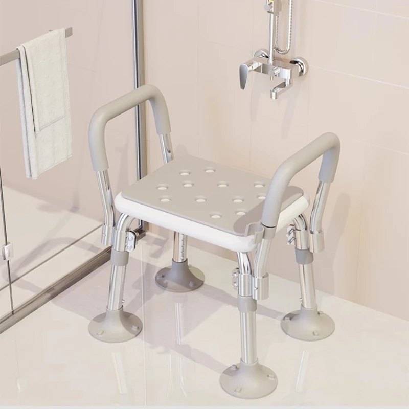 

Height Adjustable Disabled Bathroom Shower Chair, Pregnant Safety Anti Slip Bath Chair,Elderly People Shower Bench Bathroom Seat