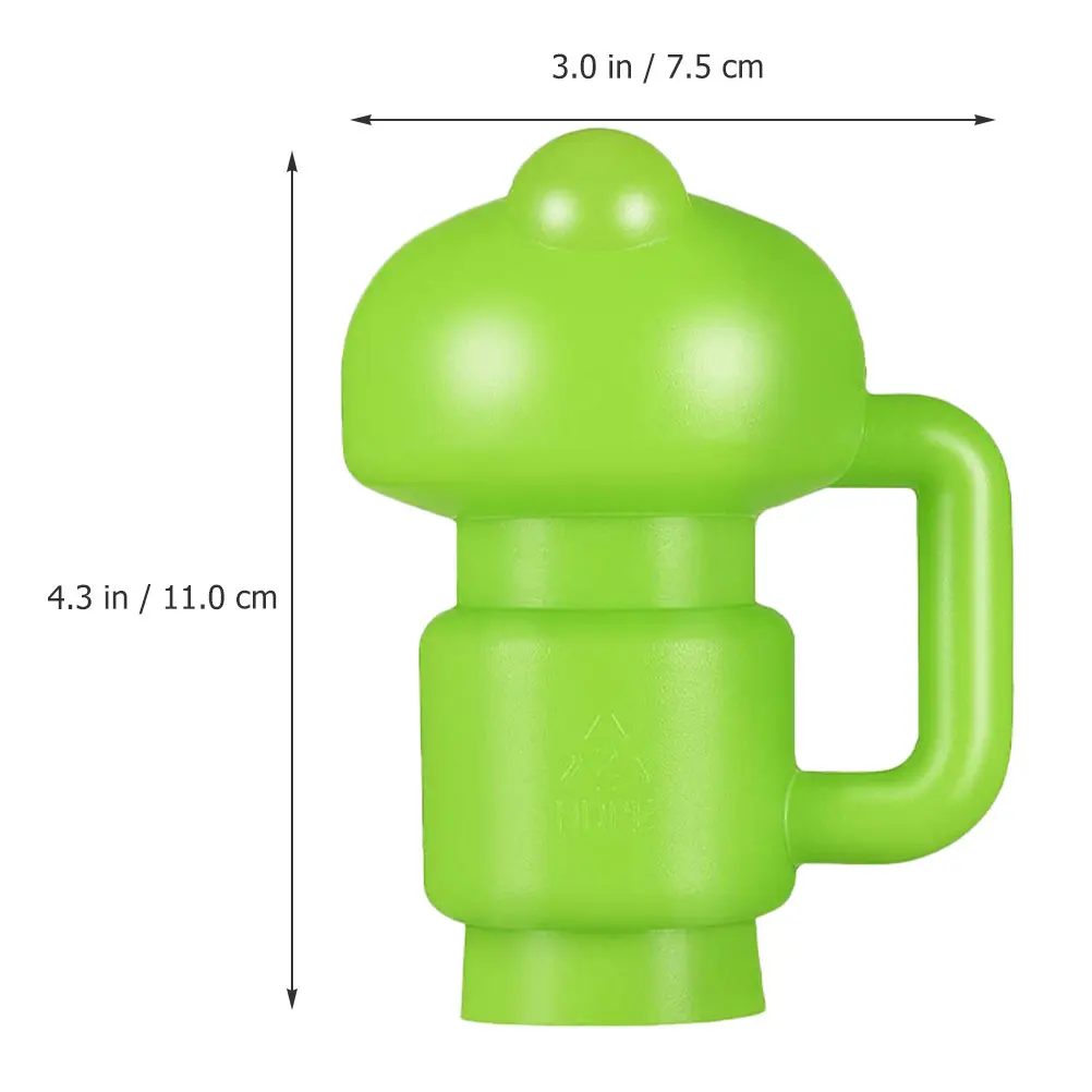 1 set Green Frog End Caps Durable Plastic Trampoline Rod Covers Wear-resistant Parts Accessories Outdoor Toys Replacement