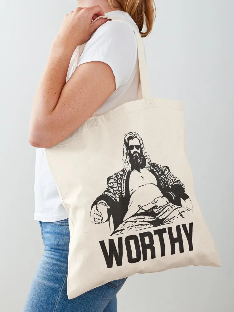 Thor Still Worthy Fat Thor by scribblejuice Classict Tote Bag Cloth bags foldable reusable bag Gift bags