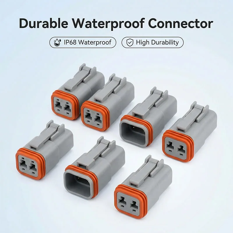 

DT Series 2-12 Pin DT04-2P DT06-2S Male And Female Waterproof Connector DEUTSCH Automotive Connector