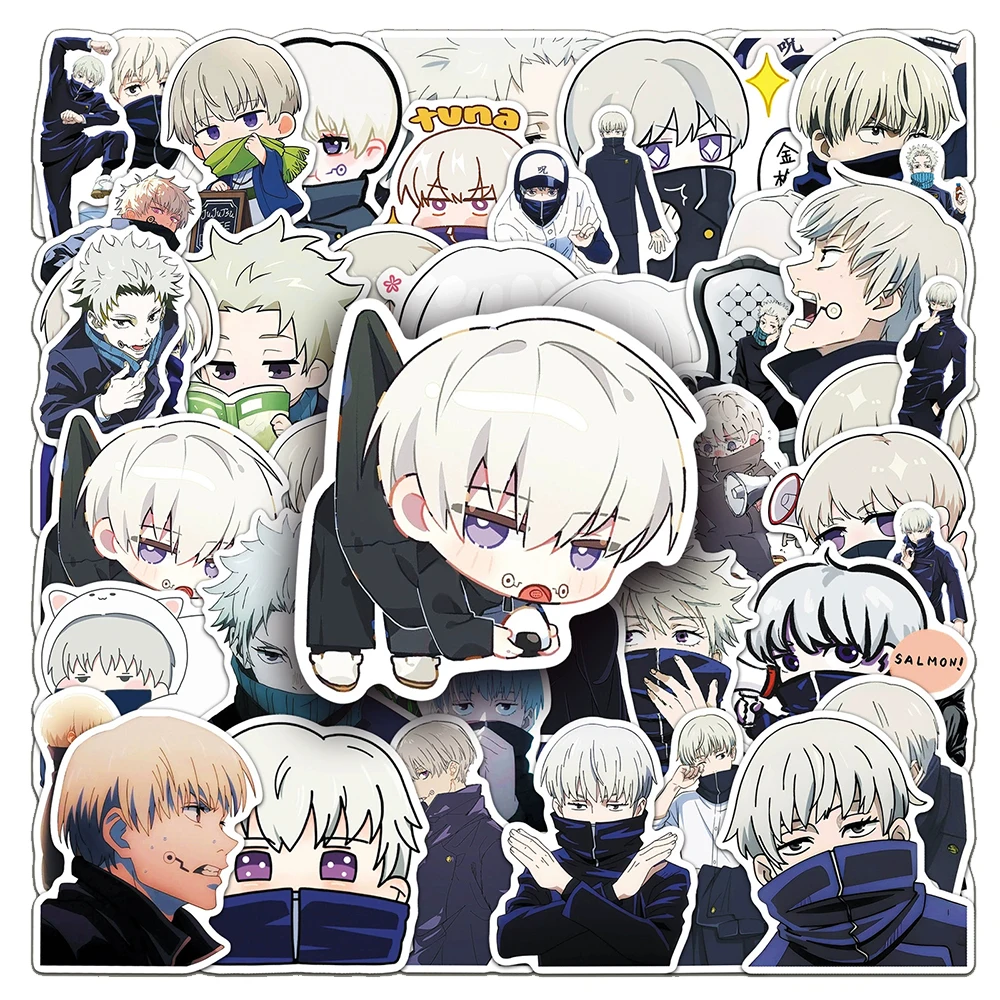 10/30/50pcs Cool Anime Jujutsu Kaisen Inumaki Toge Cartoon Stickers Decals Waterproof Graffiti Notebook Phone Laptop - view 5