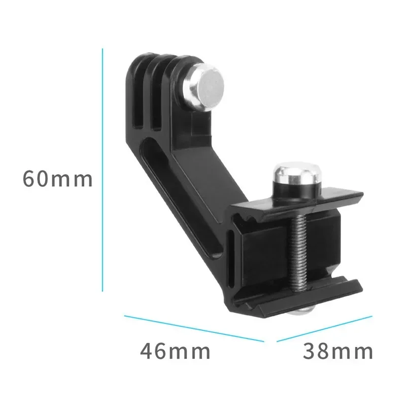 Staffa laterale Action Camera Mount adattatore Base morsetto accessori neri Picatinny Rail Sports Universal Fit per Insta360 ONE R