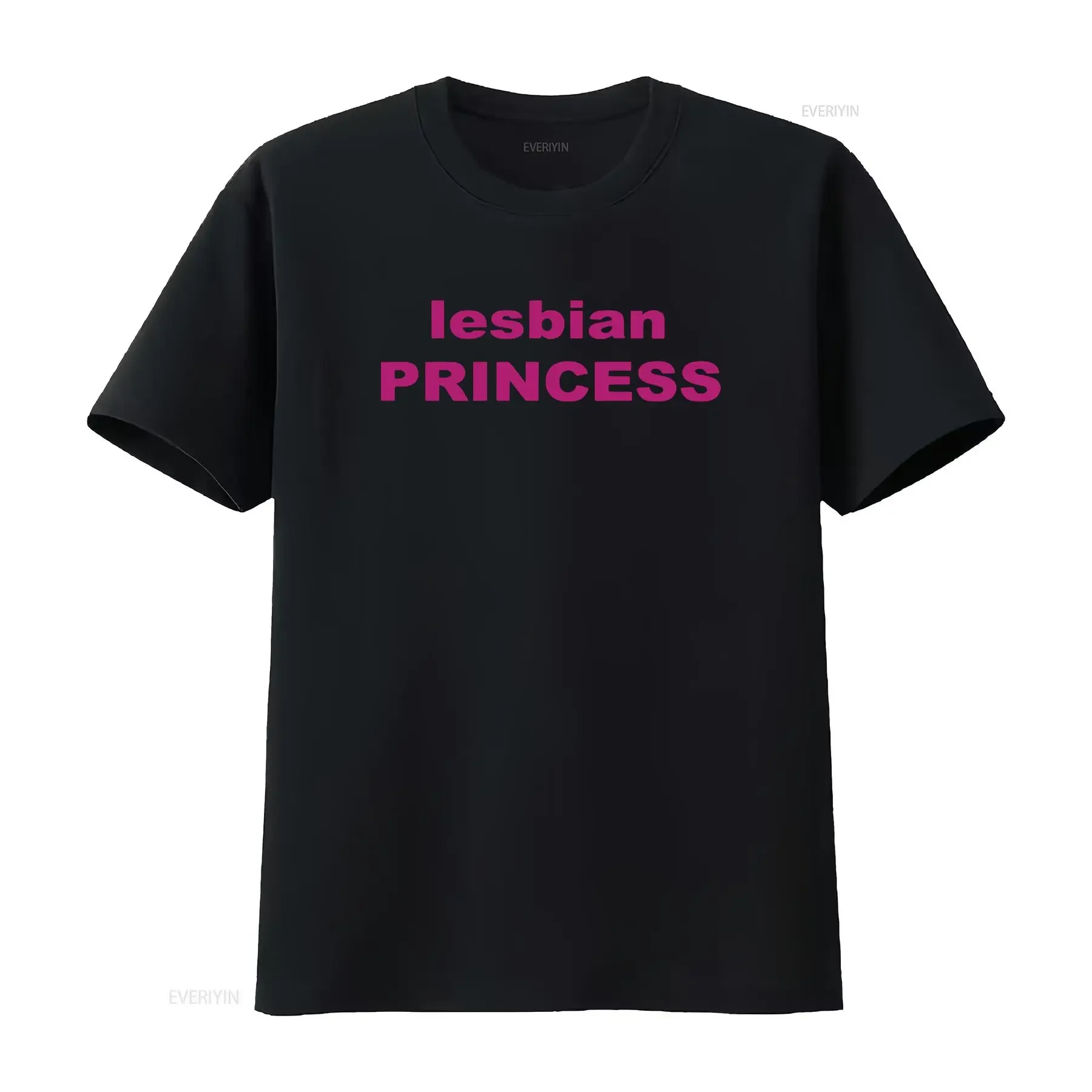 

Pride Lesbian Princess Baby T Shirt Queer Party Top LGBTQI LGBT Gay vintage Washed Stylish Versatile Casual Comfortable Unisex