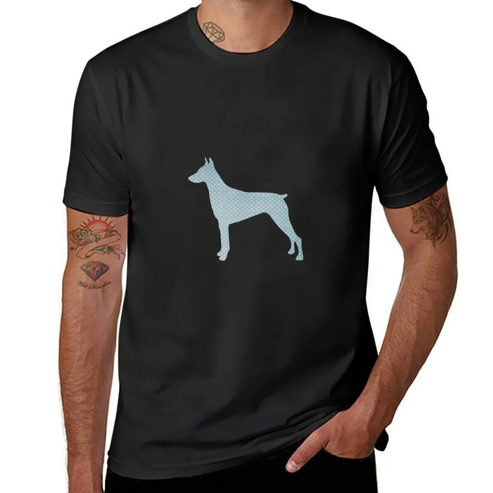 For Doberman Lovers T-Shirt blanks for a boy summer clothes mens t shirts