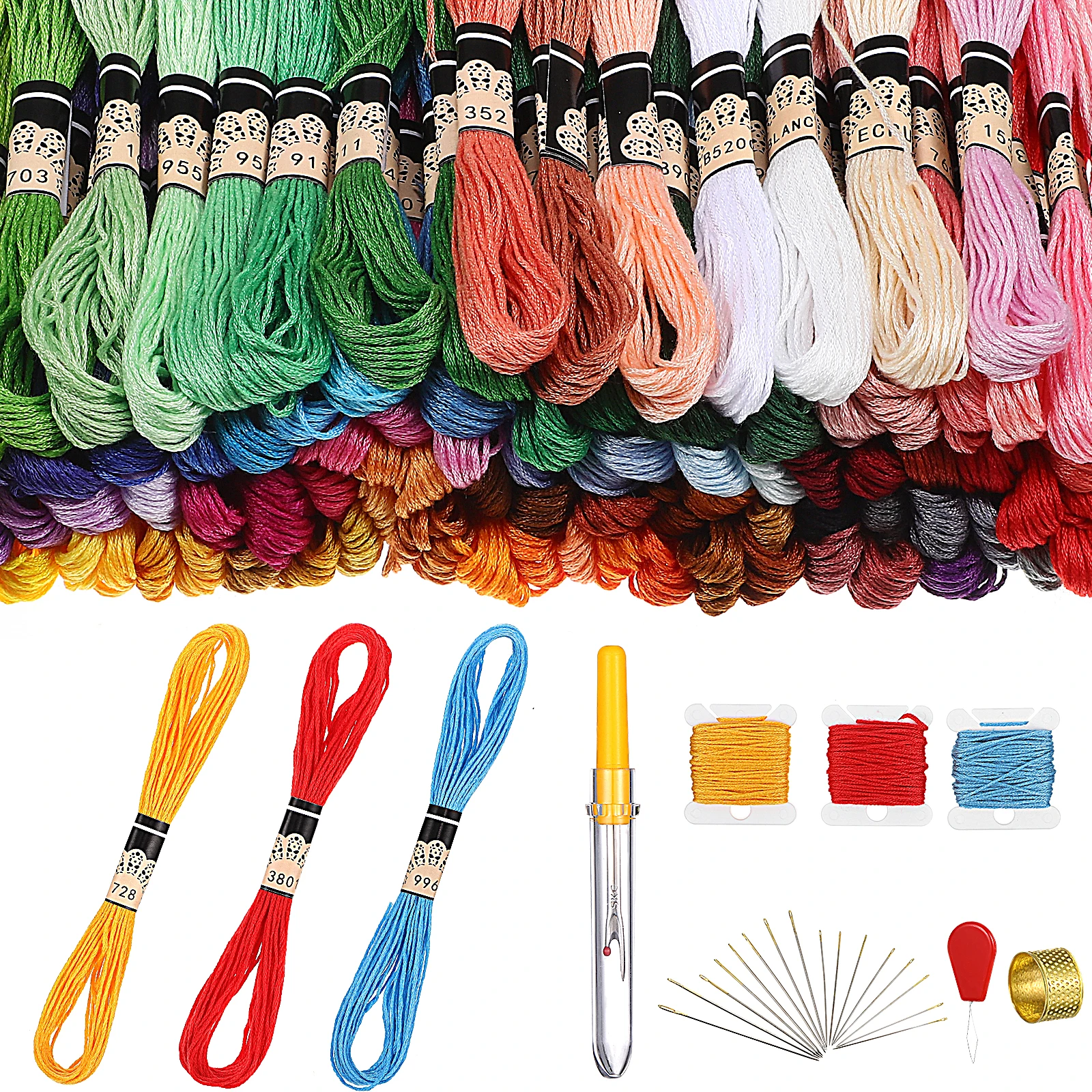 

DIY Embroidery Needlework Cross Stitch Kit Mini Small Sewing Threads Polyester Home Manual Tools Craft Supplies