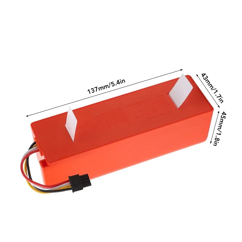 لروبوت فراغ وقت التنظيف الممتد بطارية ليثيوم قوية 5200 مللي أمبير في الساعة