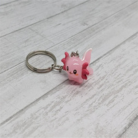 Adorable Kawaii Axolotl Keychain