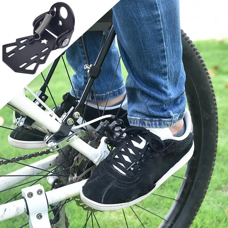 Ebike Pegs 2 Pcs Folding Bike Pegs Wear-resistant Ebike Pegs For Folding Mountain Bike Passenger Comfort