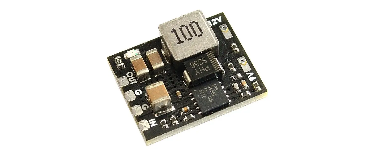 

Matek System MICRO BEC 6-60V TO 5V/9V/12V Output Voltage Reduction Module ADJ