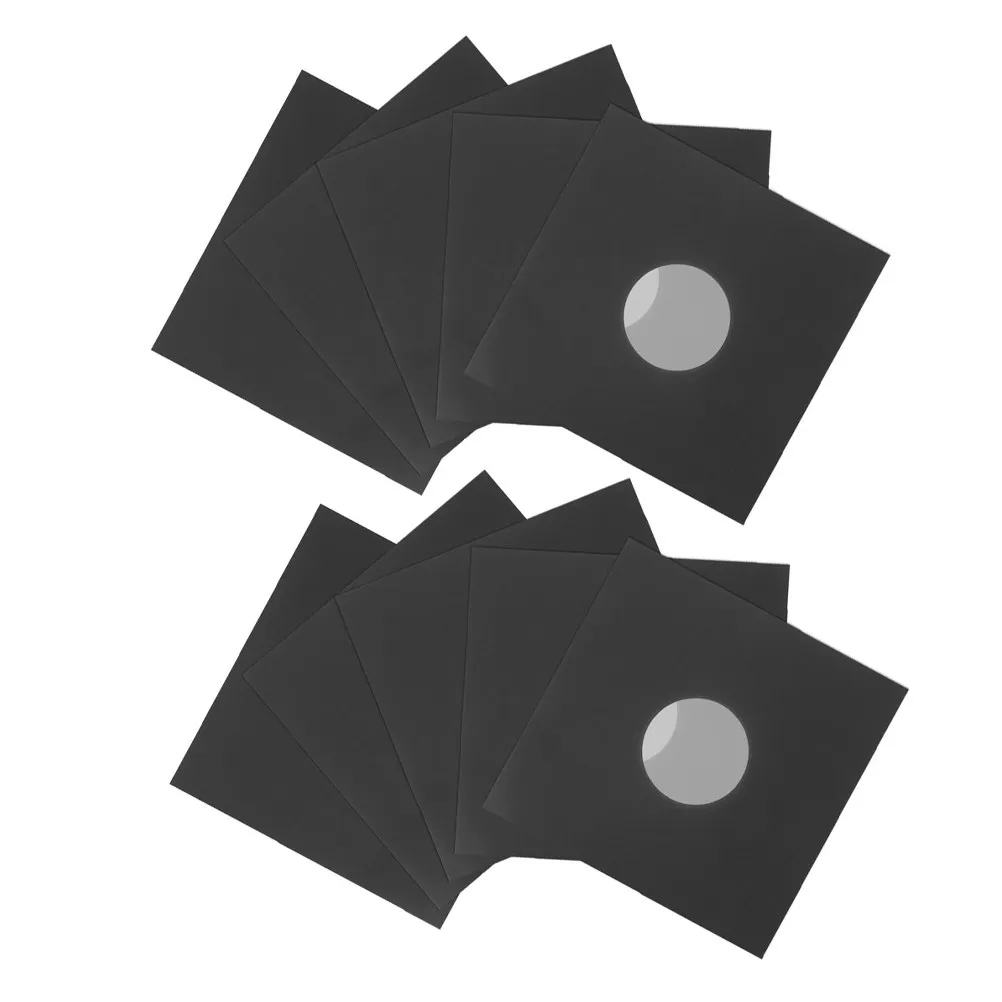 10Pcs Vinyl Record Covers Practical Design Easy Open Gift for Collectors Vinyl Record Jackets Outer Sleeve