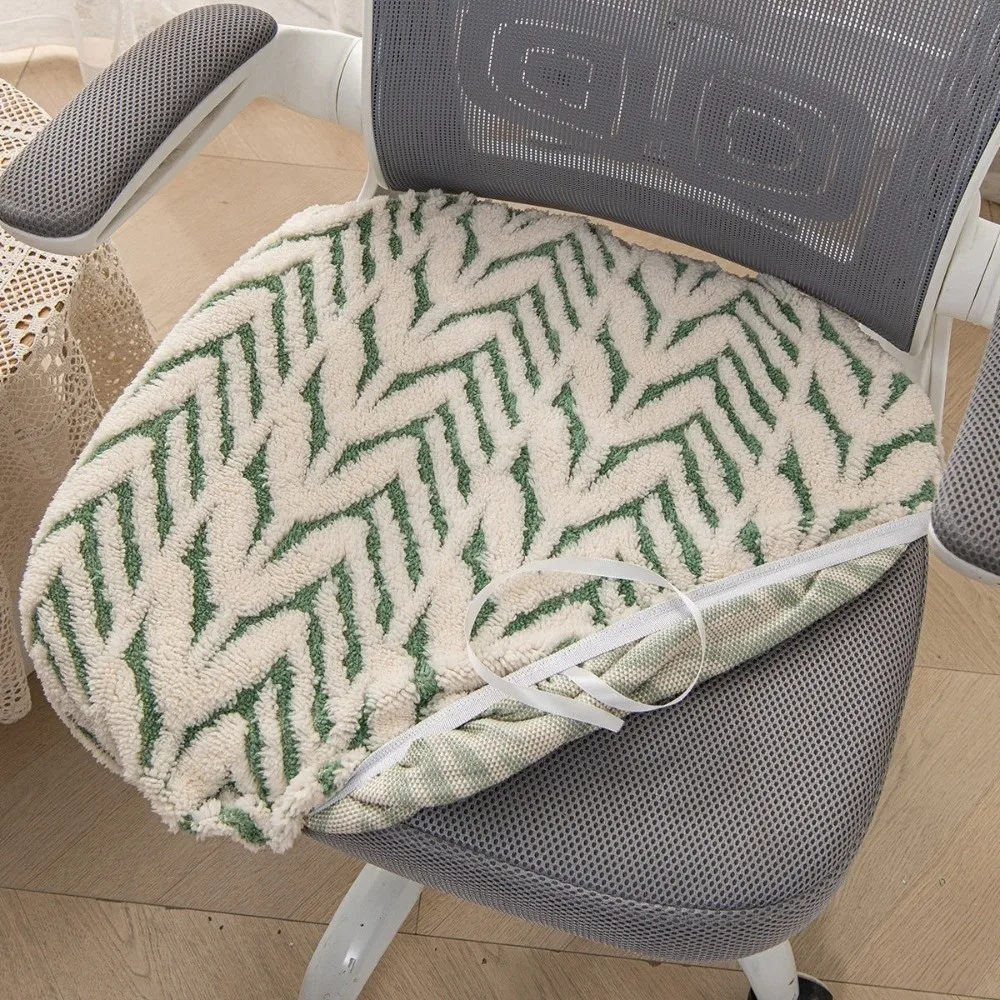 Thickened Jacquard Office Chair Covers Anti-Slip Removable Computer Chair Seat Dust-proof Anti-dirty Stretch Chair Slipcover