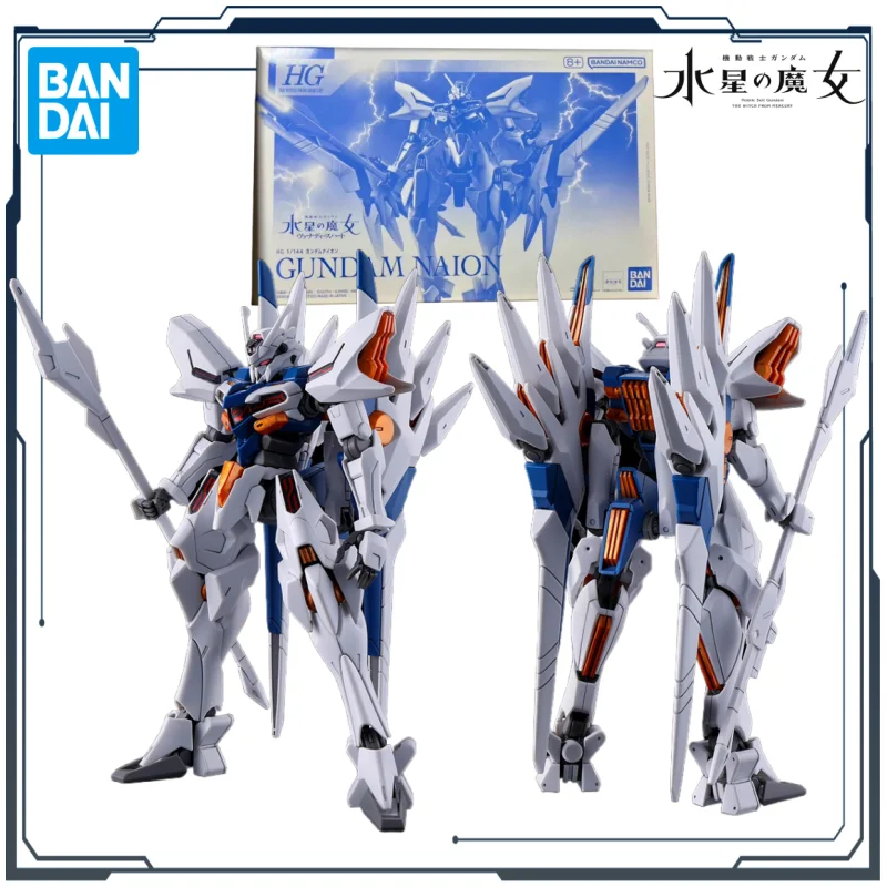 bandai-original-hg-gundam-mercury's-witch-series-gundam-noion-1-144-anime-action-modele-d'assemblage-jouets-cadeaux-pour-garcons-a-collectionner
